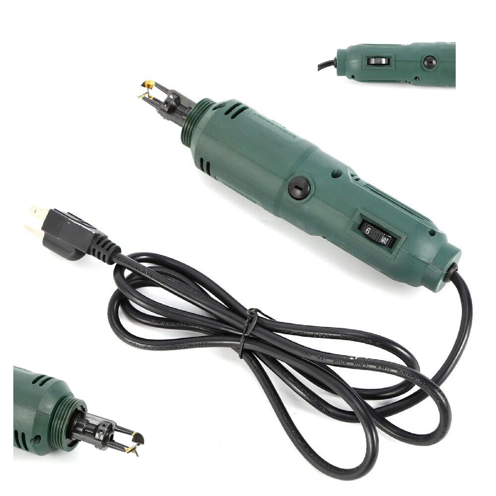 Eurhowing Handheld Enamelled Wire Stripper Machine, 0.3-3mm Paint Scraper Tool, 10,000 RPM Electric Wire Stripping Tool for Motor Rewinding & Electronics Repair