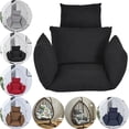 thumbnail image 1 of Eurhowing Hanging Egg Chair Cushion, Thick Non-Slip Patio Swing Chair Pad with Headrest & Armrest, Washable Garden Hanging Basket Seat Cushion for Indoor Outdoor Use, Black, 1 of 8
