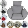 thumbnail image 1 of Eurhowing Hanging Egg Chair Cushion, Thick Non-Slip Patio Swing Chair Pad with Headrest & Armrest, Washable Garden Hanging Basket Seat Cushion for Indoor Outdoor Use, Gray, 1 of 9