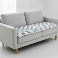 thumbnail image 1 of Eurhowing Non-Slip Couch Cover for 2 Cushion Sofa, Plush Slipcover Dog Mat, Fuzzy Soft Pet Friendly Furniture Protector, Blue, 28"×59", 1 of 6