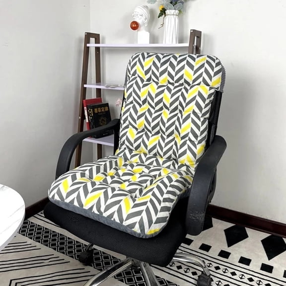 Eurhowing Office Chair Cushion, Non-Slip Seat Cushion & Back Cushion for Long Sitting, Soft Desk Chair Pad for Back Support & Warmth, 38"L×18"W×3"T