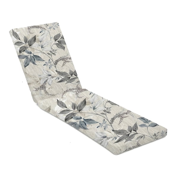 Eurhowing Outdoor Chaise Lounge Cushion Cover 76"×23", Waterproof Patio Furniture Cushions Cover, Chair Pads Slipcover, 1 Pack, Print01 (Cushion Not Included)
