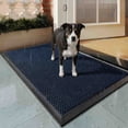thumbnail image 1 of Eurhowing Outdoor Mat Non Slip Rubber Doormat, 24"x35" Front Door Mat with Elastic Mesh, Heavy Duty Absorbent Welcome Mat Floor Mat, Navy, 1 of 10