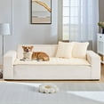 thumbnail image 1 of Eurhowing Fuzzy Sofa Cover for Dog, Non Slip & Pet-Friendly Slipcover Couch Cover Mat, Soft Washable Furniture Protector, 28"×59", Beige, 1 of 9