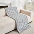 thumbnail image 1 of Eurhowing Pet Couch Cover for Dog, Non-Slip Sofa Slipcover Mat, Fuzzy Pet Friendly Washable Furniture Protector, Gray 28"×83", 1 of 9
