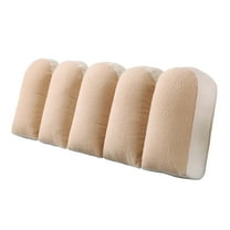 Eurhowing Plush Headboard Pillow, 59"×19.6"×7.8" Wedge Pillow Bed Gap Filler with Removable Cover, Cotton Filling Body Positioner Backrest Reading Pillow for Adult, Beige