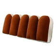 thumbnail image 1 of Eurhowing Plush Headboard Pillow, 59"×19.6"×7.8" Wedge Pillow Bed Gap Filler with Removable Cover, Cotton Filling Body Positioner Backrest Reading Pillow for Adult, Brown, 1 of 13