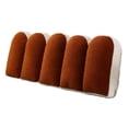 thumbnail image 1 of Eurhowing Ergonomic Backrest Pillow for Queen Bed, Plush Headboard Cushion Bed Gap Filler, Back Support Reading Pillow with Removable Cover, Brown, 1 of 6