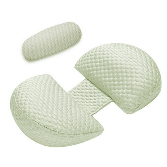 Eurhowing Large Body Pillow, Breathable Full Body Pillow for Side Sleeper, Soft Long Bed Pillow for Adults, 28"×13", Green