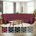 thumbnail image 1 of Eurhowing Reclining Sectional Couch Cover for 5-Seat, Non-Slip Stretchable Recliner Sofa Slipcover with Pockets, Washable Furniture Protector for Living Room (Burgundy), 1 of 6