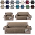 thumbnail image 1 of Eurhowing Waterproof Sofa Slipcover, Reversible Non-Slip Quilted Couch Cover, Washable Stretch Furniture Protector for Kids Pets (Taupe, Recliner), 1 of 11