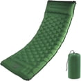 thumbnail image 1 of Eurhowing Inflating Sleeping Pad with Pillow, 4.7" Thick Camping Mattress with Built-in Foot Pump, Waterproof Air Mattress for Backpacking Hiking Travel, Green, 1 of 8