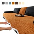 thumbnail image 1 of Eurhowing Velvet Sofa Cover, Non-Slip & Pet-Friendly Couch Slipcover, Scratch-Resistant Washable Furniture Protector for Couch, 36"×71", Orange, 1 of 9
