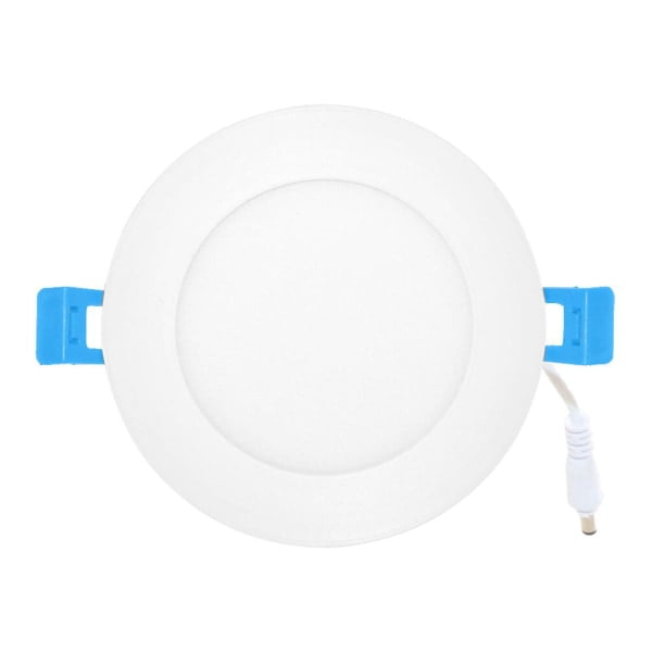 Ultra-Slim White Aluminum 6" LED Recessed Downlight Kit