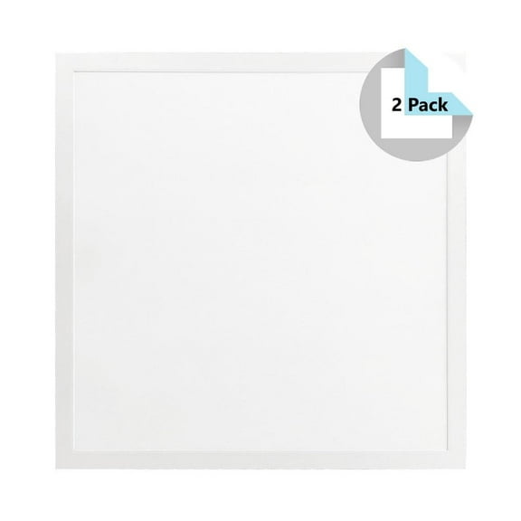 Euri Lighting EBPN22-40W103sw-2 2 Pack Color and Lumen Select 2x2 LED Panel Light