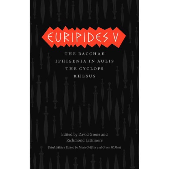 Pre-Owned Euripides V : Bacchae, Iphigenia in Aulis, the Cyclops, Rhesus (Hardcover) 9780226308975