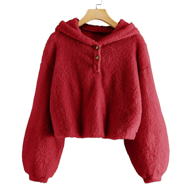 Eurivicy Kid Girl Hoodie Fleece Sweatshirt Warm Hoodie Tops