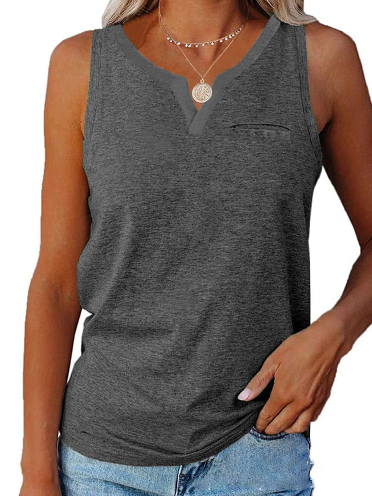 Efit 3-12 Pack Mixed Colors Women 100% Cotton Basic Ribbed Tank Top  Sleeveless Shirts 