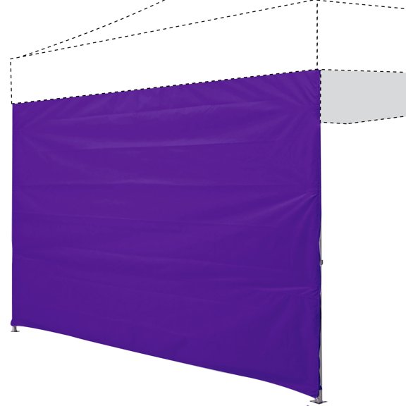 Eurmax 10x10FT Pop Up Canopy Sidewall, Purple Weatherproof Sunwall - 1 Pack