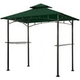 thumbnail image 1 of Eurmax 5x8 Grill Gazebo Double Tier Outdoor BBQ Canopy Gazebo(Forest Green), 1 of 8