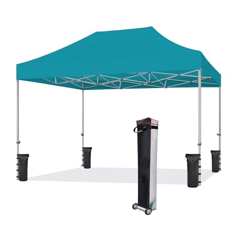 Euromax USA 8x12 Easy Set Up Canopy Tent Commercial Grade Shade Rain Protection 60LBS Walmart