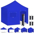 thumbnail image 1 of Eurmax Canopy 10' x 10' Royal Pop-up and Instant Outdoor Canopy with 4 Zipper Sidewalls, 1 of 7