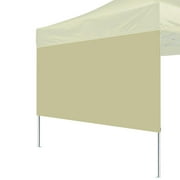 Euromax Canopy Wall for 10'X10',(Beige)1 Pack Canopy Sun Wall