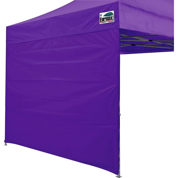 Eurmax Instant Sunwall for 8x8FT Pop up Canopy, 1 Pack Purple Canopy Sidewall