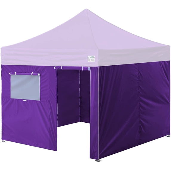 Eurmax USA 10x10 Zippered Walls for Canopy Tent,4 Walls ONLY(10FT,Purple)