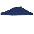 thumbnail image 1 of Eurmax USA Replacement Canopy Tent Top Cover for 10x15 Pop Up Canopy ,Instant Ez Canopy Top Cover ONLY (Navy Blue), 1 of 5