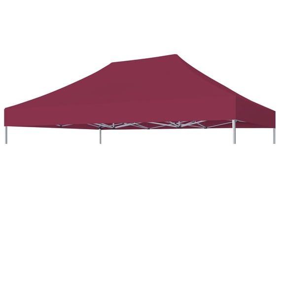 Eurmax USA Replacement Canopy Tent Top Cover for 10x15 Pop Up Canopy ,Instant Ez Canopy Top Cover ONLY (Maroon)