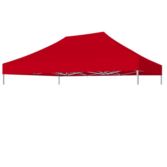 Eurmax USA Replacement Canopy Tent Top Cover for 10x15 Pop Up Canopy ,Instant Ez Canopy Top Cover ONLY (Ruby)