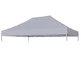 thumbnail image 1 of Eurmax USA Replacement Canopy Tent Top Cover for 10x15 Pop Up Canopy ,Instant Ez Canopy Top Cover ONLY (Grey), 1 of 5