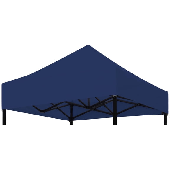 Eurmax USA Replacement Canopy Tent Top Cover for 5x5 Pop Up Canopy ,Instant Ez Canopy Top Cover ONLY (Navy Blue)