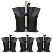Eurmax USA Sandbag Weight Bags - 4-Pack for Canopy and Umbrella Base，Coal