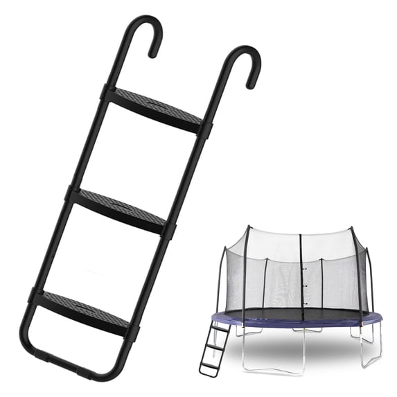 Eurmax USA Universal Easy-to-Assemble 3 Steps Trampoline Ladder