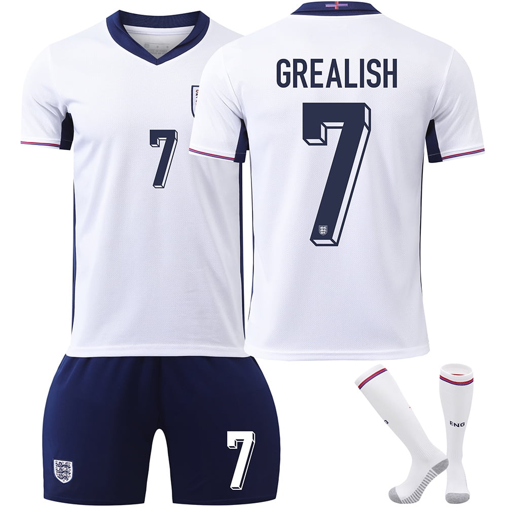 Euro 2024 England Jersey No.9 Kane No.10 Bellingham No.20 Foden Adults