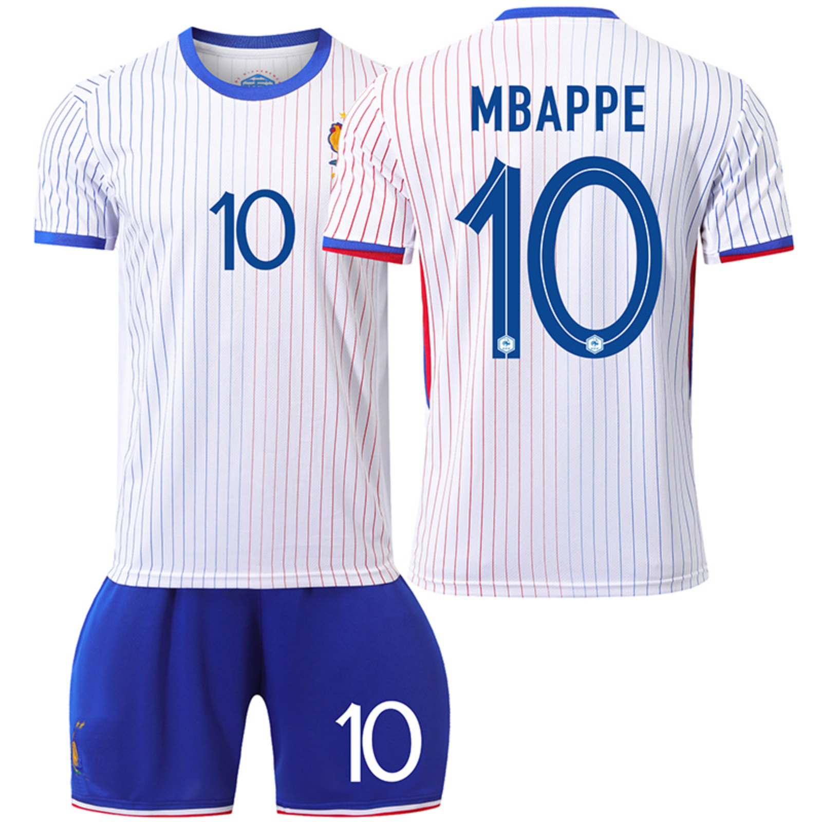 Euro 2024 France Soccer Jersey Mbappe Jersey Kids Youth Mbappe Shirt