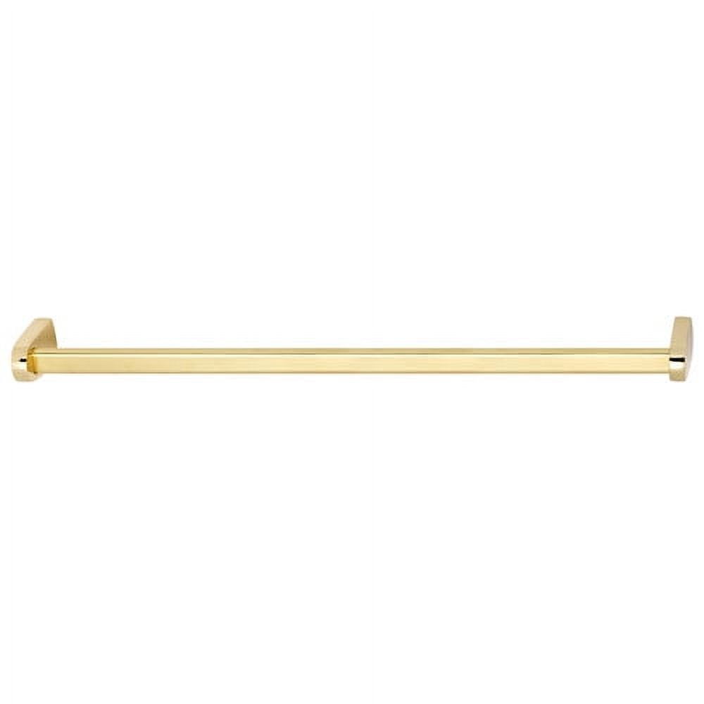 Euro 30 Inch Polished Brass Wall Mounted Towel Bar