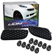 Euro Brabus Style Xenon White LEDayFLex Daytime Running Light Kit w/Spare Fog Bezel Covers for Custom Retrofit, For 2008-2012 Smart Fortwo W451