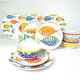 thumbnail image 1 of Euro Ceramica  FreshCatch 12 Piece Dinnerware Set - Service for 4, 1 of 7
