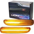 Euro Clear Lens Amber Full LED Sequential Blink Front Side Marker Light
