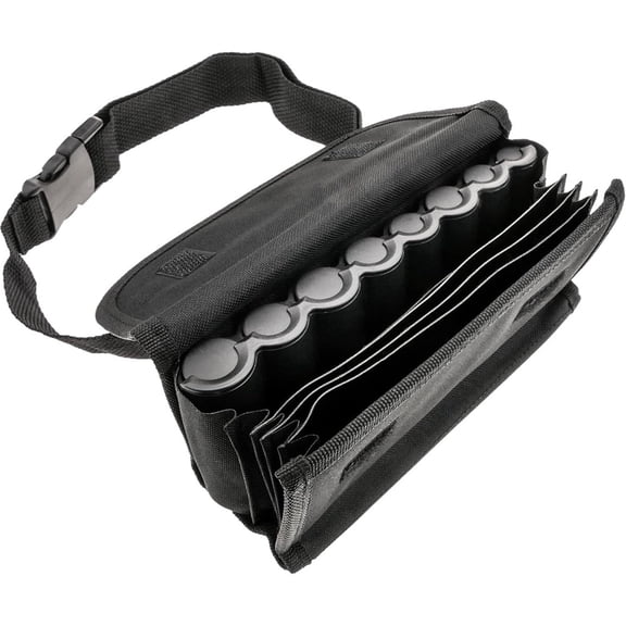 Euro Coin Holders Pack with Banknote Dispenser, Waiter's Purse, Coin Sorter, Organizer, Storage Bag with Belt for Waitress, Server, Collector, Cashier, Change, Blackoniy bag