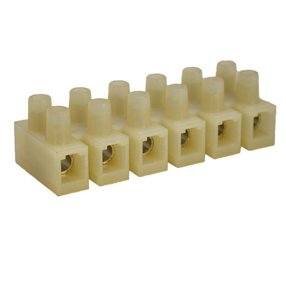 Euro Comp Inc Boat Terminal Block CTBS435/6 | Carver 3 1/4 Inch White
