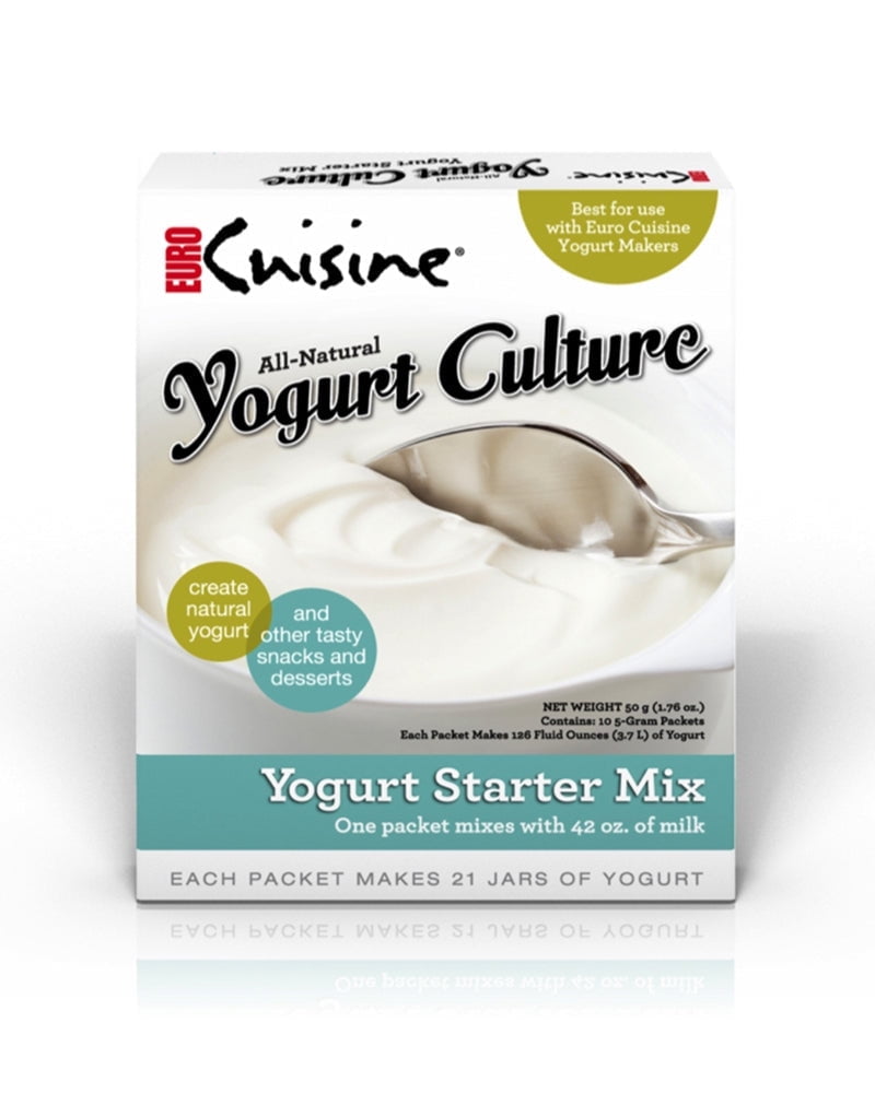 Euro Cuisine RI1020 All-Natural Yogurt Starter| Culture - 10-3gr Packets