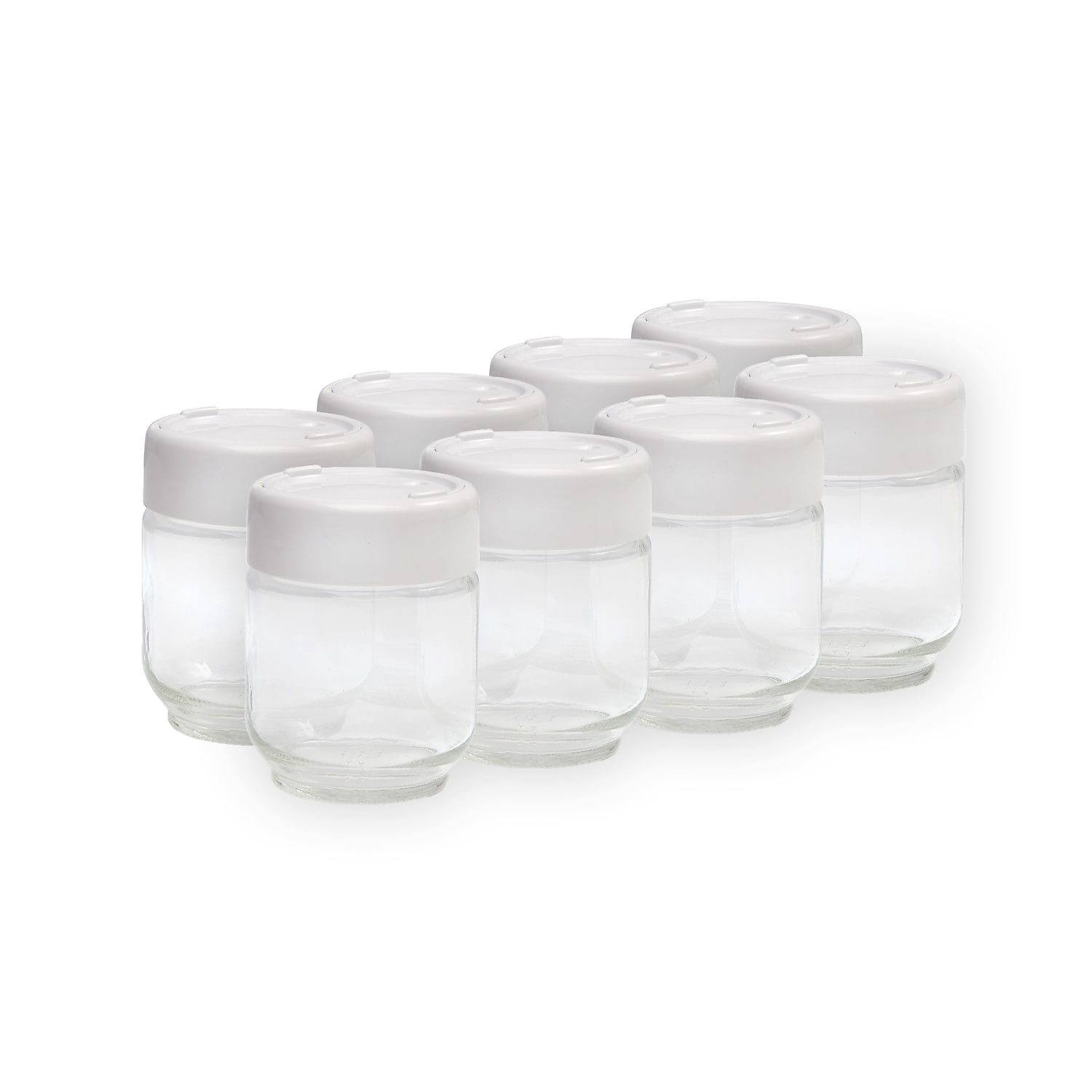 Euro Cuisine Glass Jars for Yogurt Maker