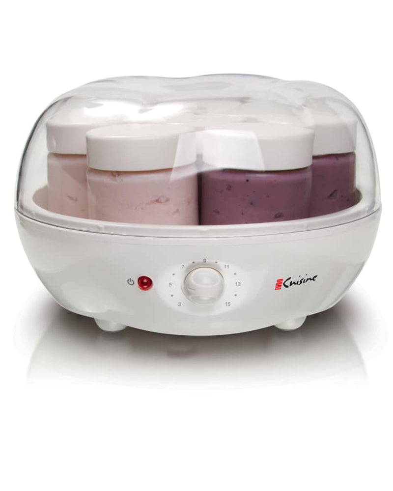 Euro Cuisine YM100 Authomatic Yogurt Maker with 7 Glass Jars & 15 hours Timer - image 1 of 5