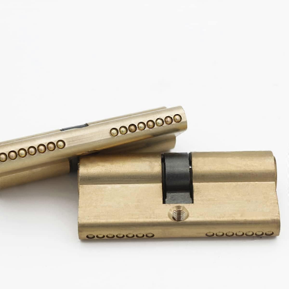 Euro Cylinder Lock 45/45 Brass Anti-Theft Door Lock Cylinder Barrel ...