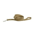 thumbnail image 1 of Euro-Dog 691054770379 6 ft. Luxury Soft Leather Lead, Bark Brown - Small, 1 of 9