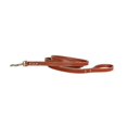 thumbnail image 1 of Euro-Dog 691054770416 6 ft. Luxury Leather Lead, Red - Small, 1 of 1